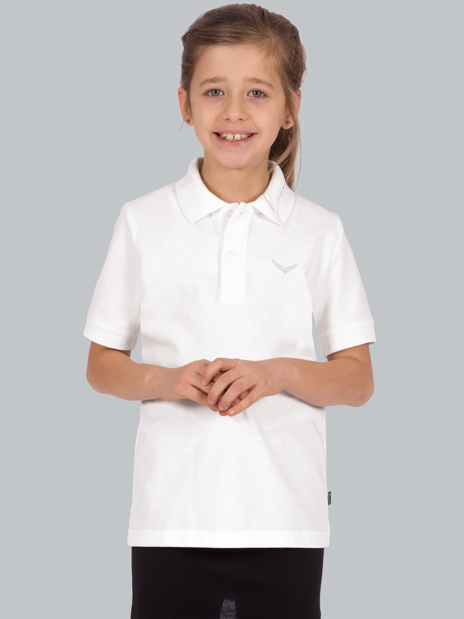 Poloshirt in Piqué-Qualität Weiss