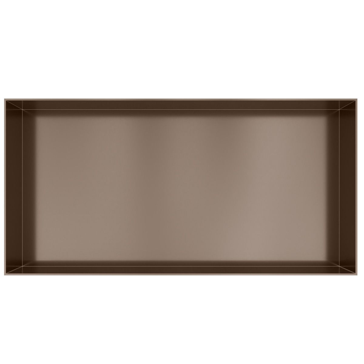 Hotbath &More frameless inbouwnis 30x60x10cm tuscan bronze