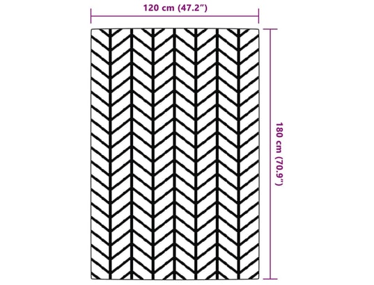 VIDAXL - Couverture pique nique Tapis d'extérieur gris 120x180 cm pp
