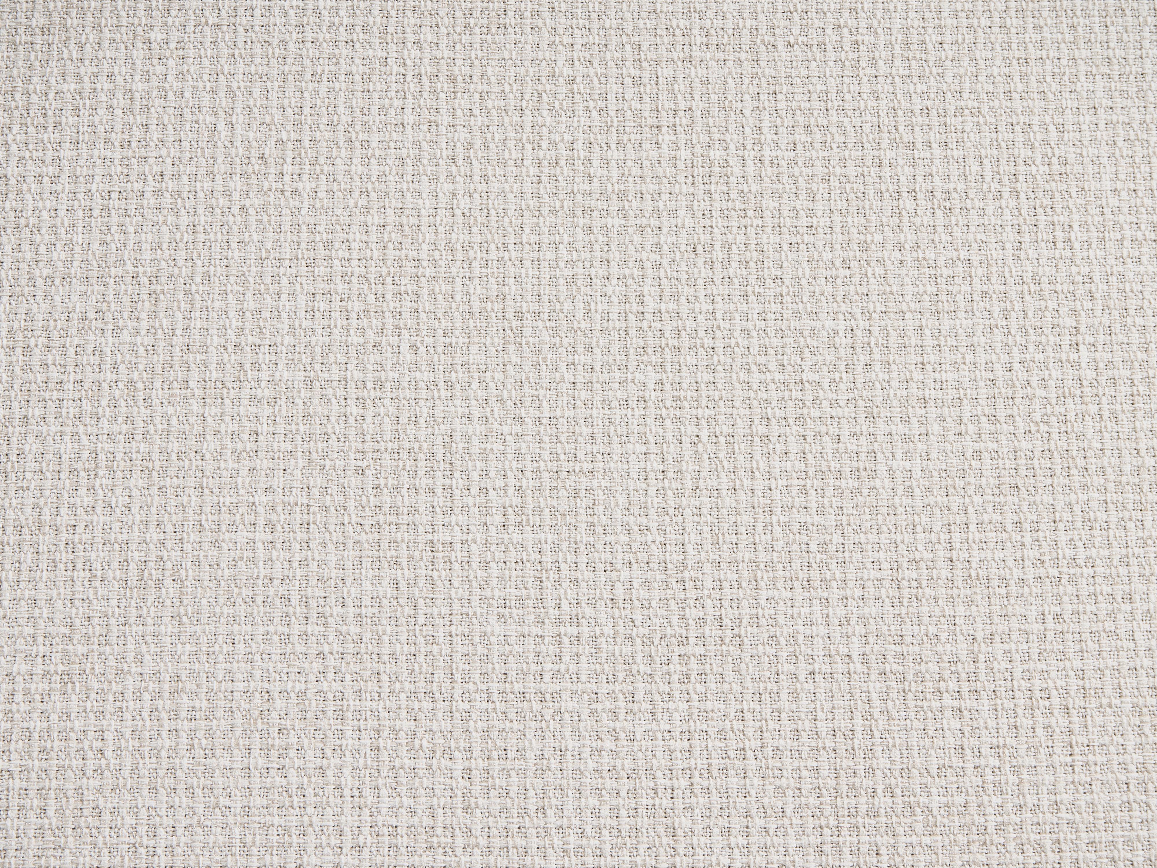 Poef met opbergruimte EDLAND Stof 45 cm 43 cm Lichtbeige
