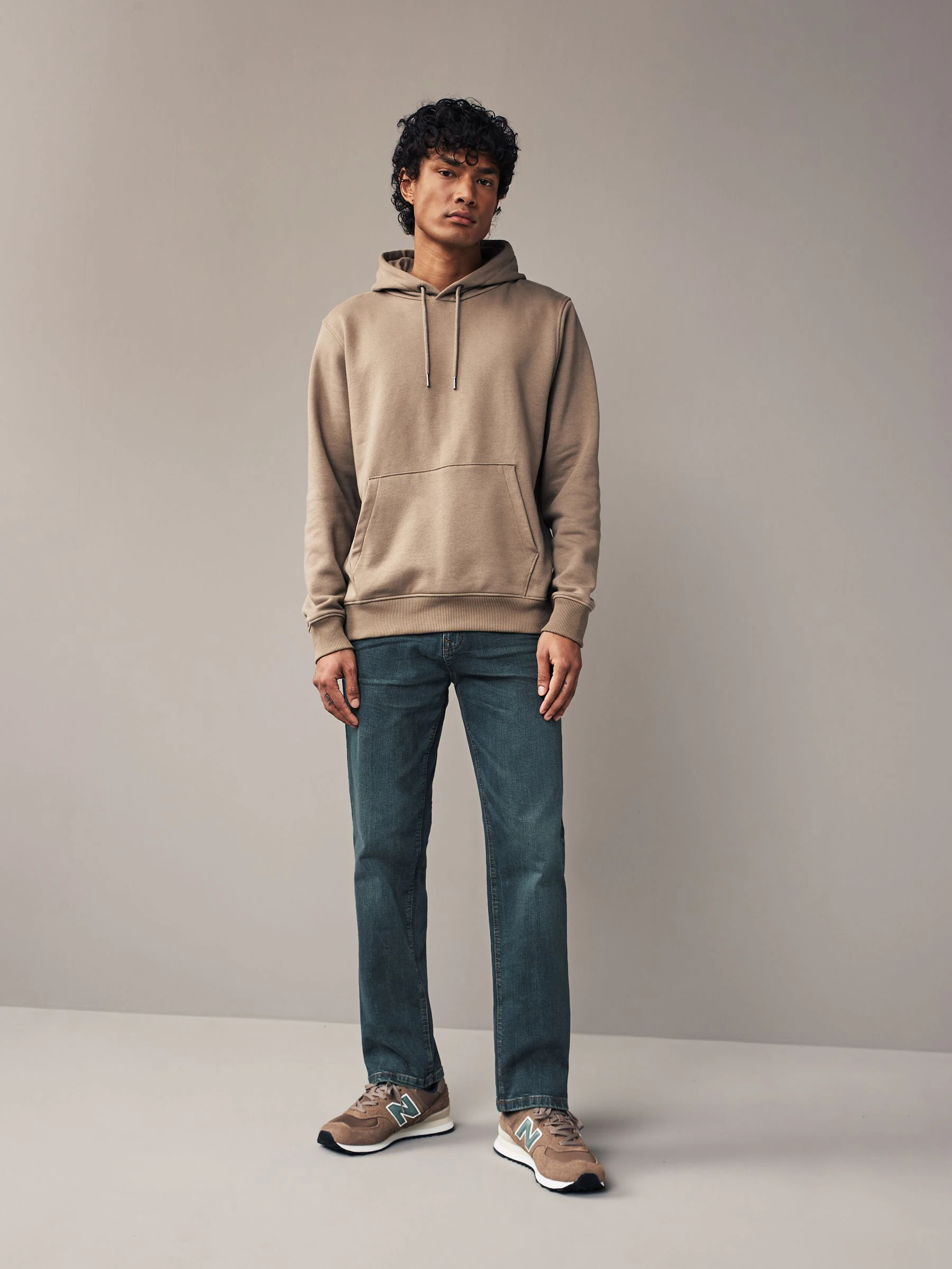 Middentint - Straight fit - Authentieke stretch denim jeans
