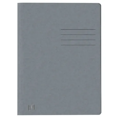 Oxford Schnellhefter TOP FILE+, A4, aus 390 g/m² karton, für ca. 200 DIN A4-Blätter, grau