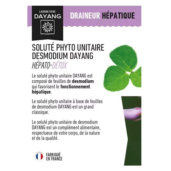 Dayang Desmodium Orgânico 20 ampolas