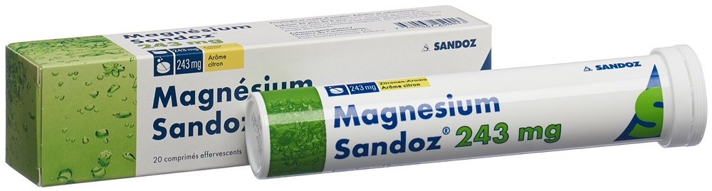 MAGNESIUM Sandoz<br>20 Stück, Dose, Brausetablette
