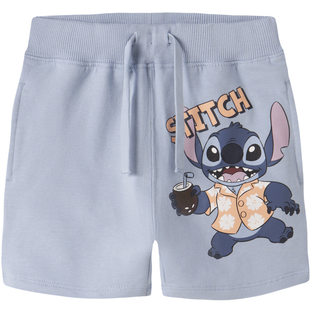 Køb Name It Blue Fog Nmmal Stitch Nreg Long Sw Shorts Unb Wdi