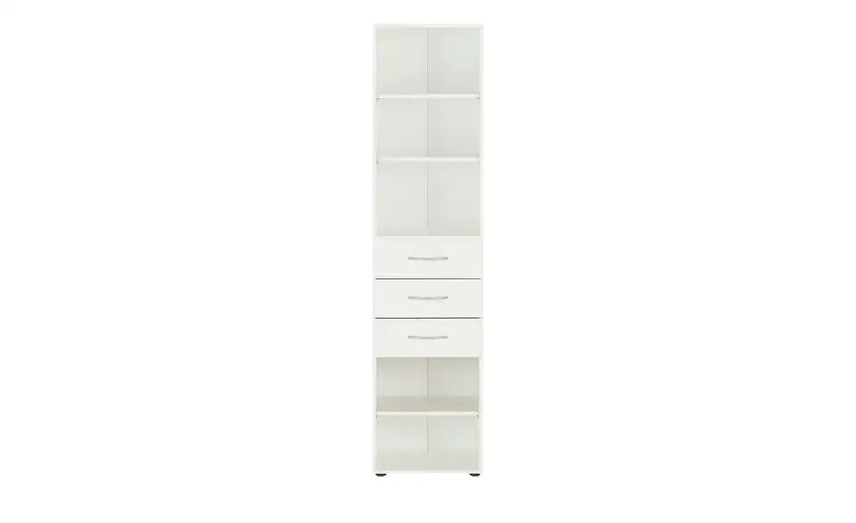 Regal Multischrank-System 45 cm 185 cm Weiß
