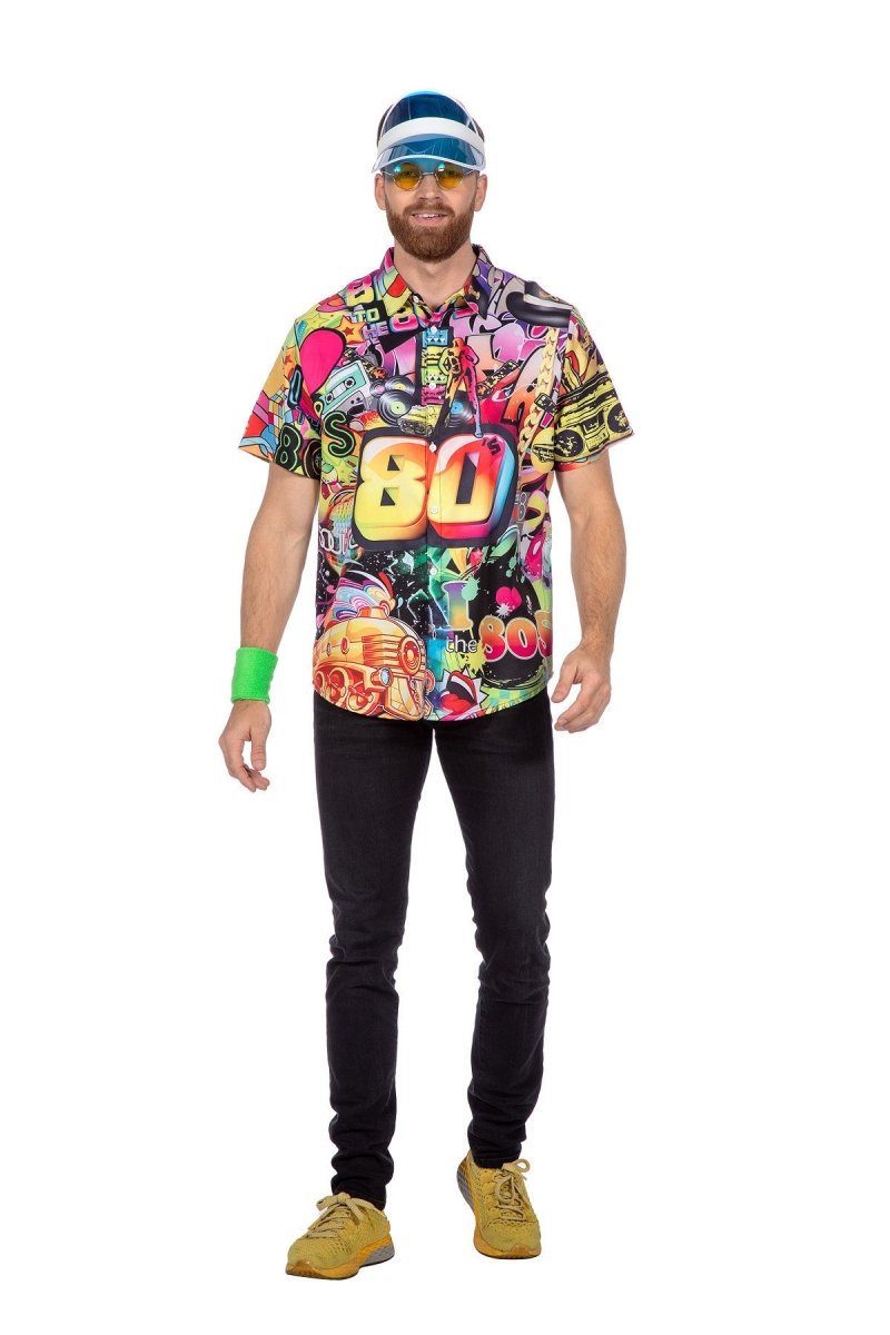 Neon 80S Shirt Heren