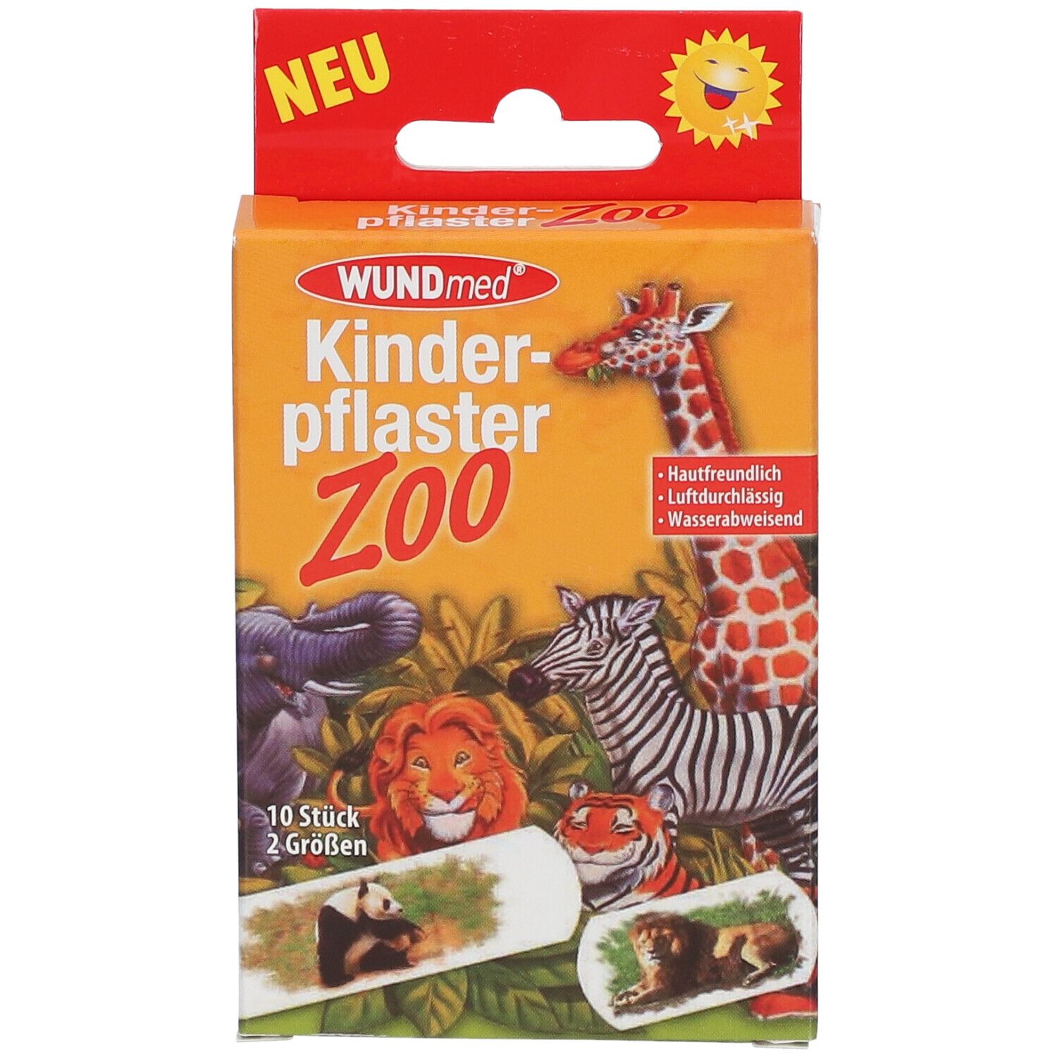 WUNDmed® Kinderpflaster Zoo 2 Grössen