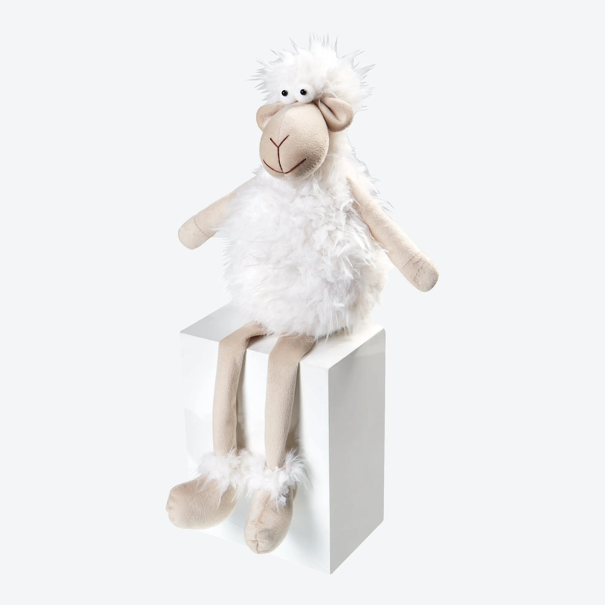 Deko-Schaf als Kantenhocker, ca. 17x11x23cm