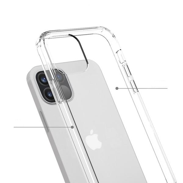 iPhone 13 Hybrid Hülle TPU Bumper   Acryl Rückseite Pankow (10799) - Transparent
