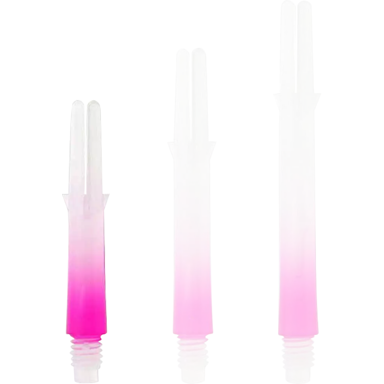 L-Style - L-Shaft Lock Straight TwoTone - Weiß Klar Pink