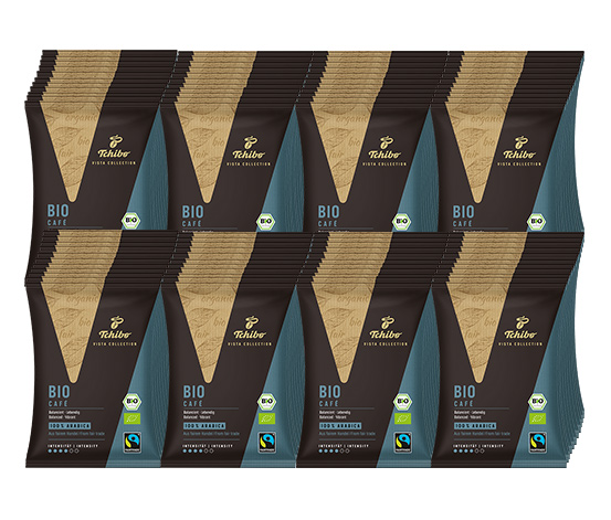 Tchibo Vista Collection - Bio Filterkaffee-Portionsbeutel - 80 x 70 g - Gemahlen