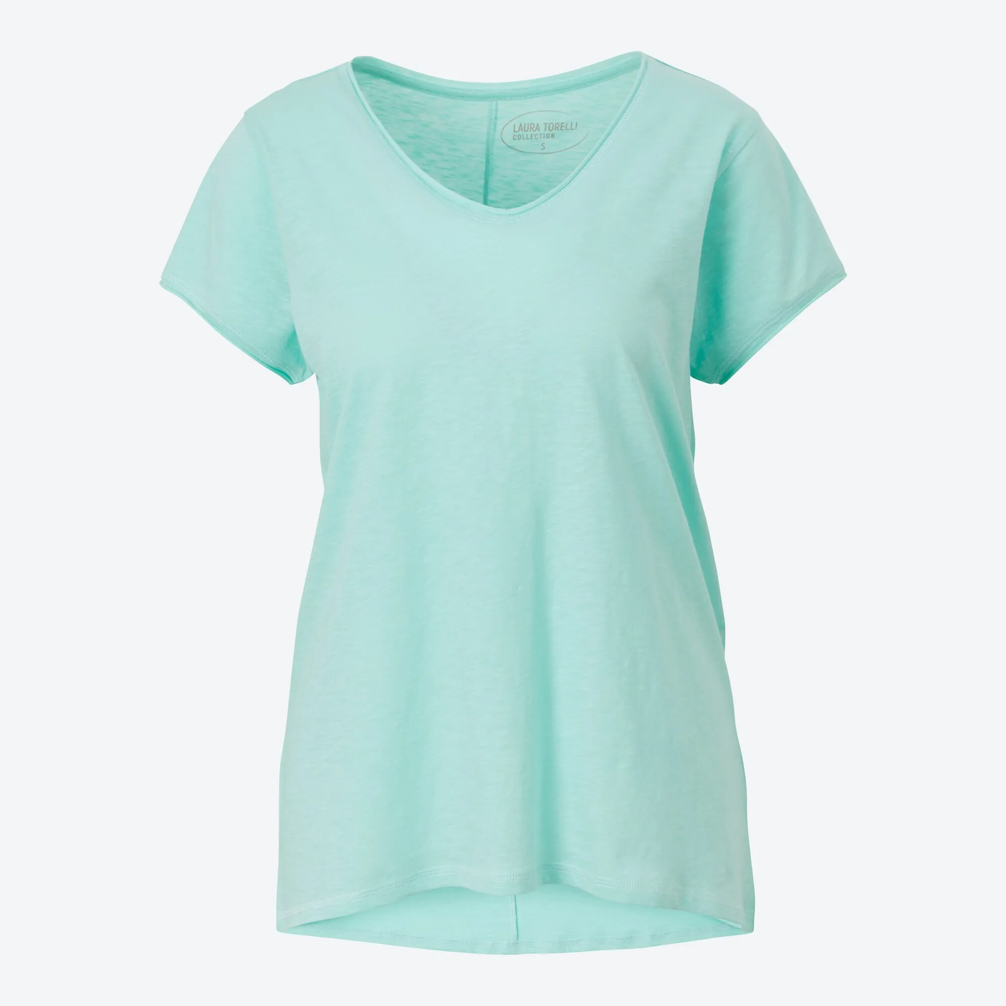 Damen-T-Shirt aus reiner Baumwolle