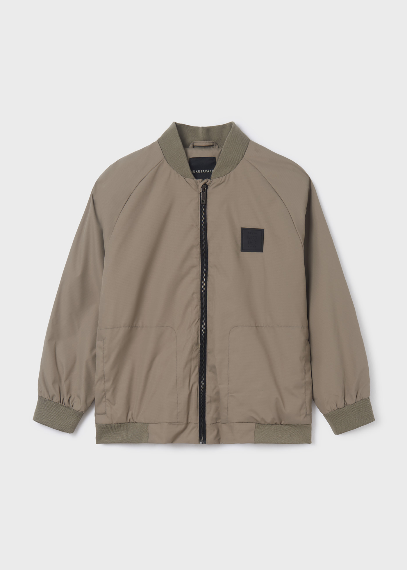 Jaqueta corta-vento infantil estilo bomber