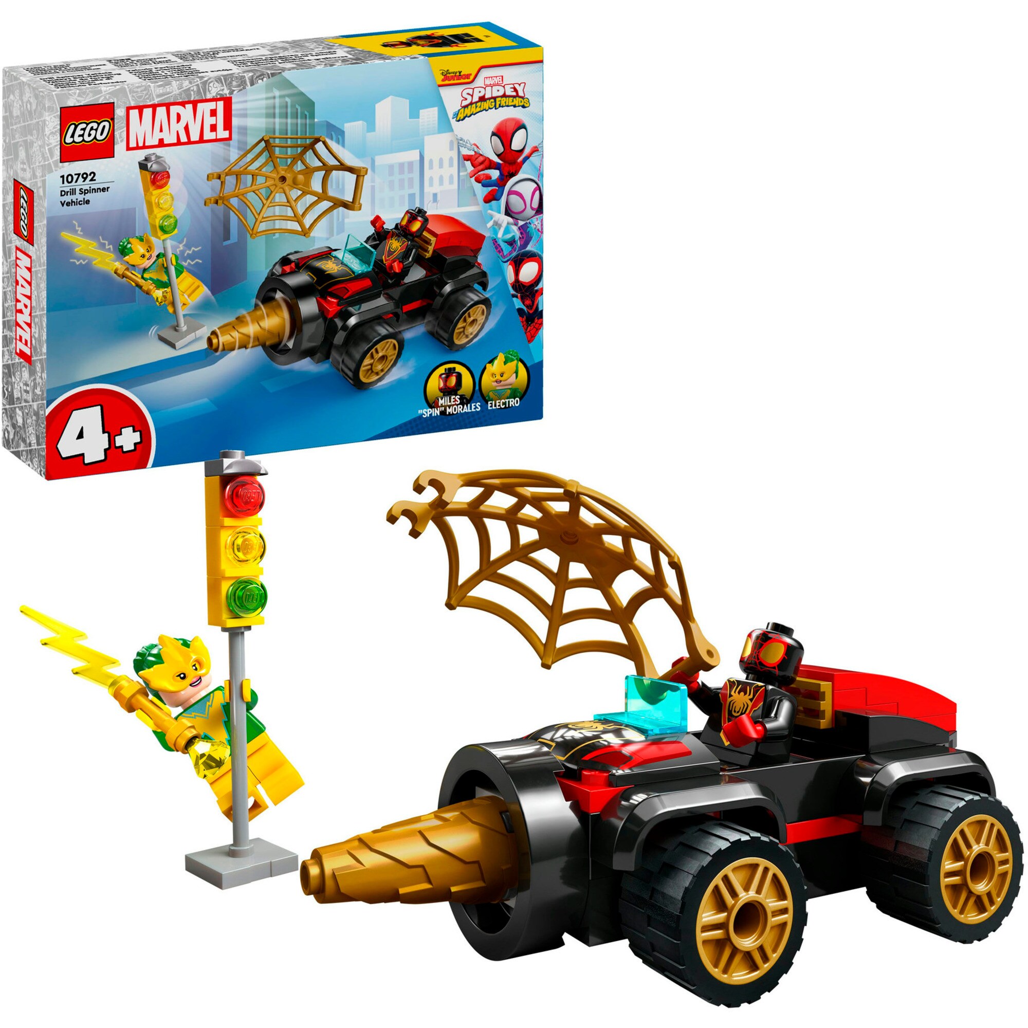 LEGO Konstruktionsspielzeug Marvel Spidey und seine Super-Freunde Spideys Bohrfahrzeug