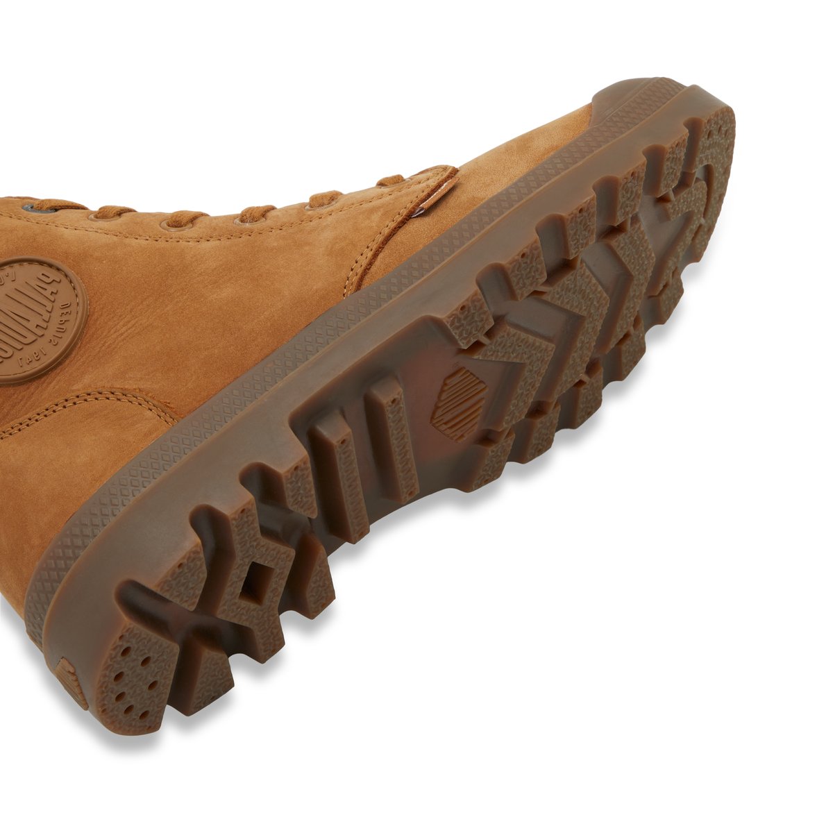 PALLADIUM-Pampa-lea-Bottes décontractées - Cognac