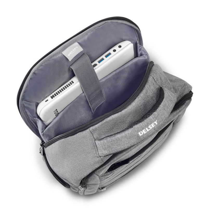 Sac à dos ordinateur Element 2 compartiments 15.6 pouces 44,5 cm Gris