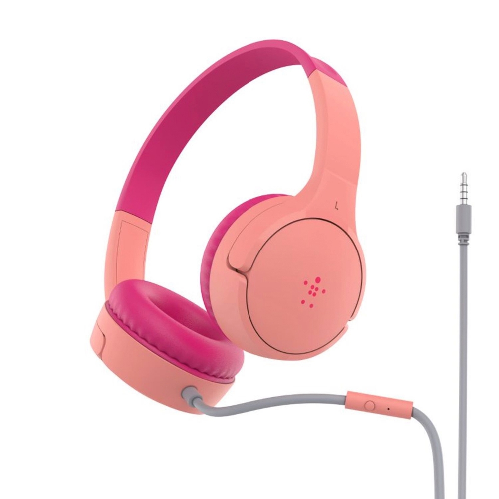 Belkin SOUNDFORM™ Mini-Kopfhörer mit Kabel für Kinder – Rosa
