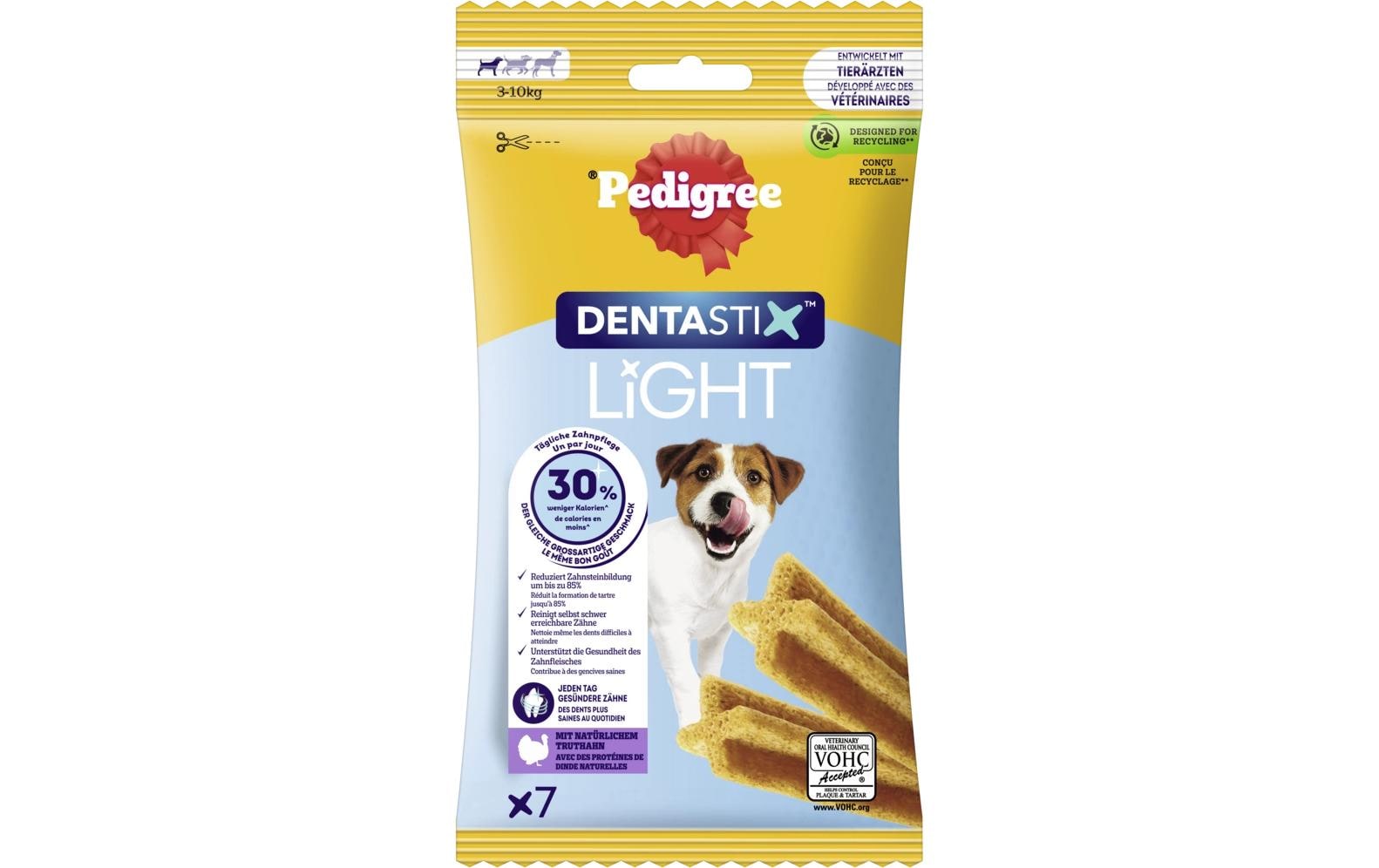 Denta Light Singles 7-Pack Small 58 gLeichter Kauspass mit Luftkern
