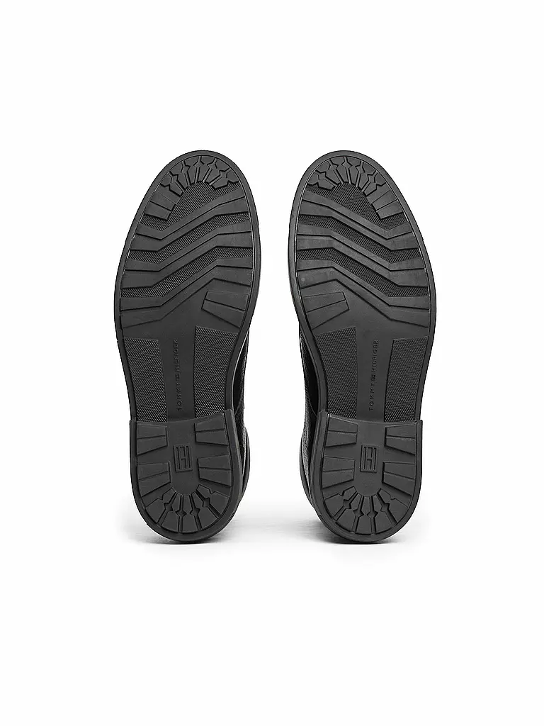 TOMMY HILFIGER Schnürboots schwarz