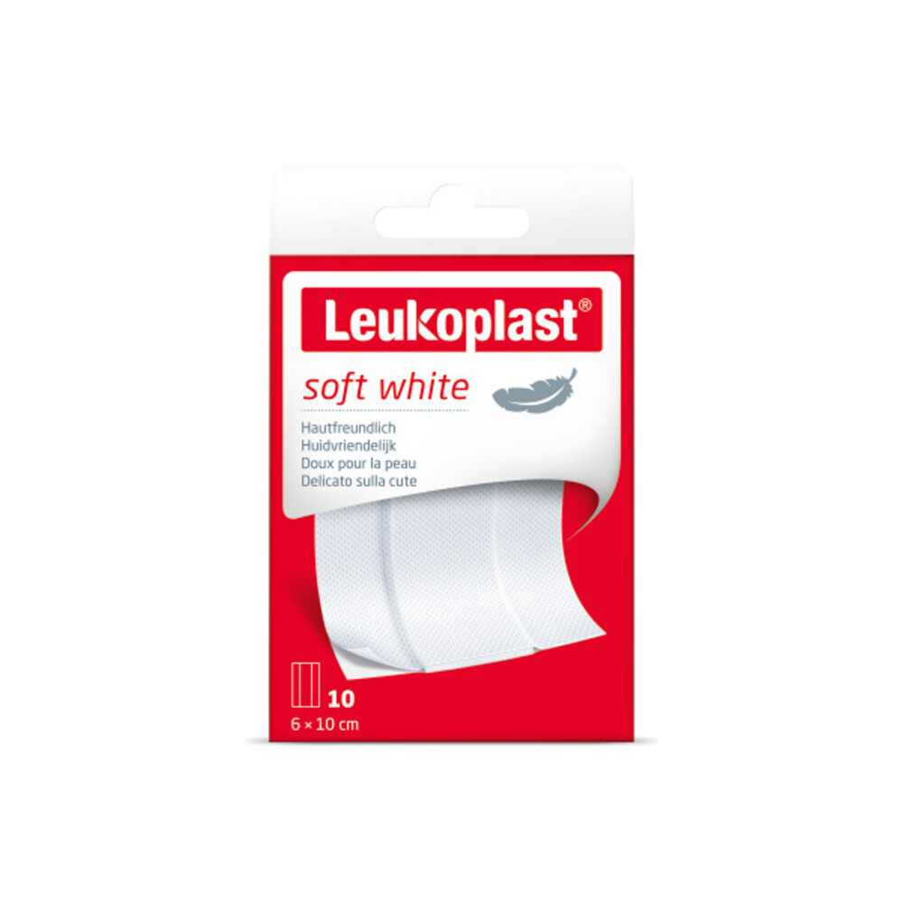 10x Leukoplast Pleister Zacht Wit10 stuks