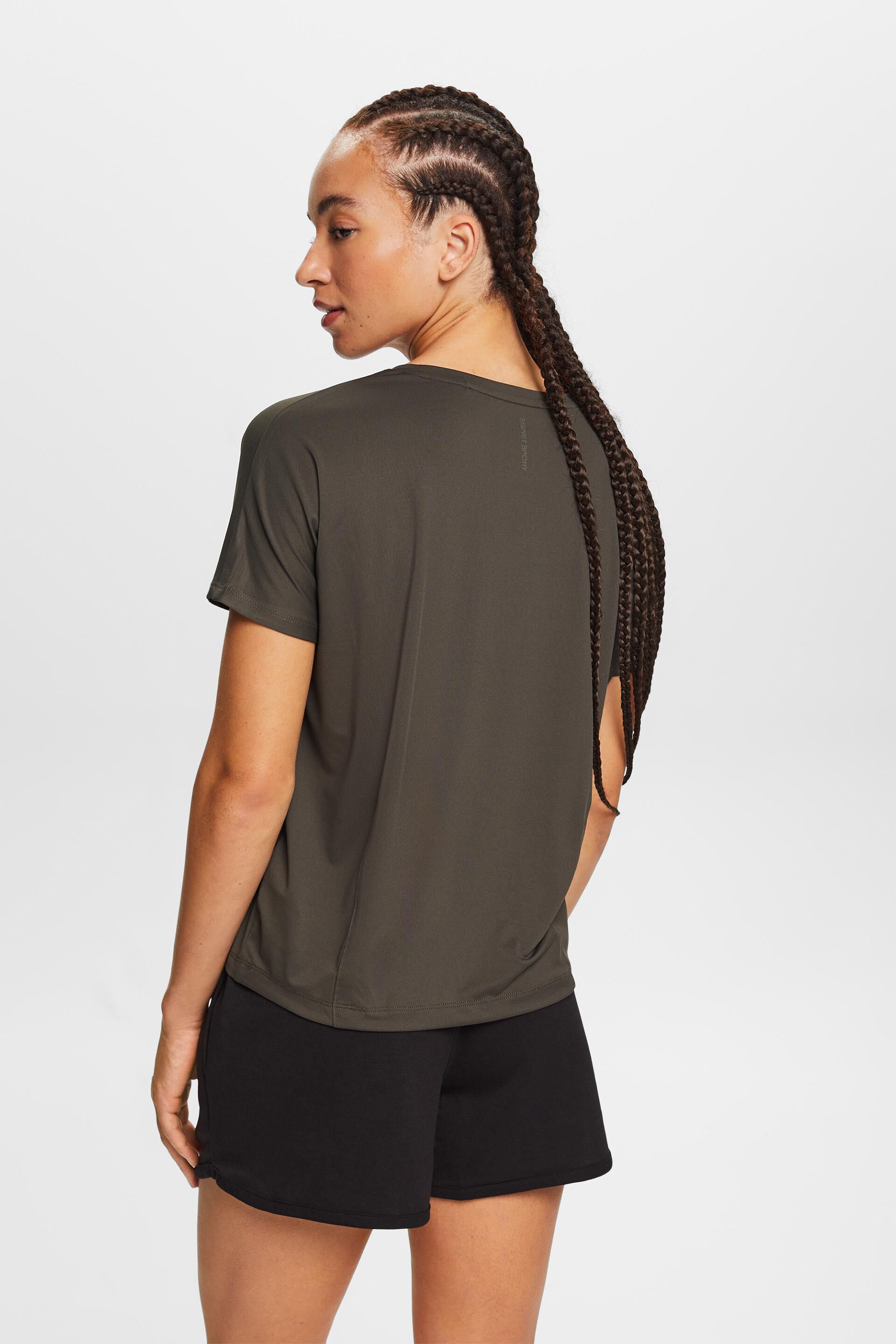 T-shirt de sport à encolure en V doté de la technologie E-DRY