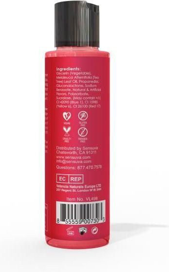 Sensuva - Sizzle Lips Verwarmende Eetbare Gel Aardbei 125 ml