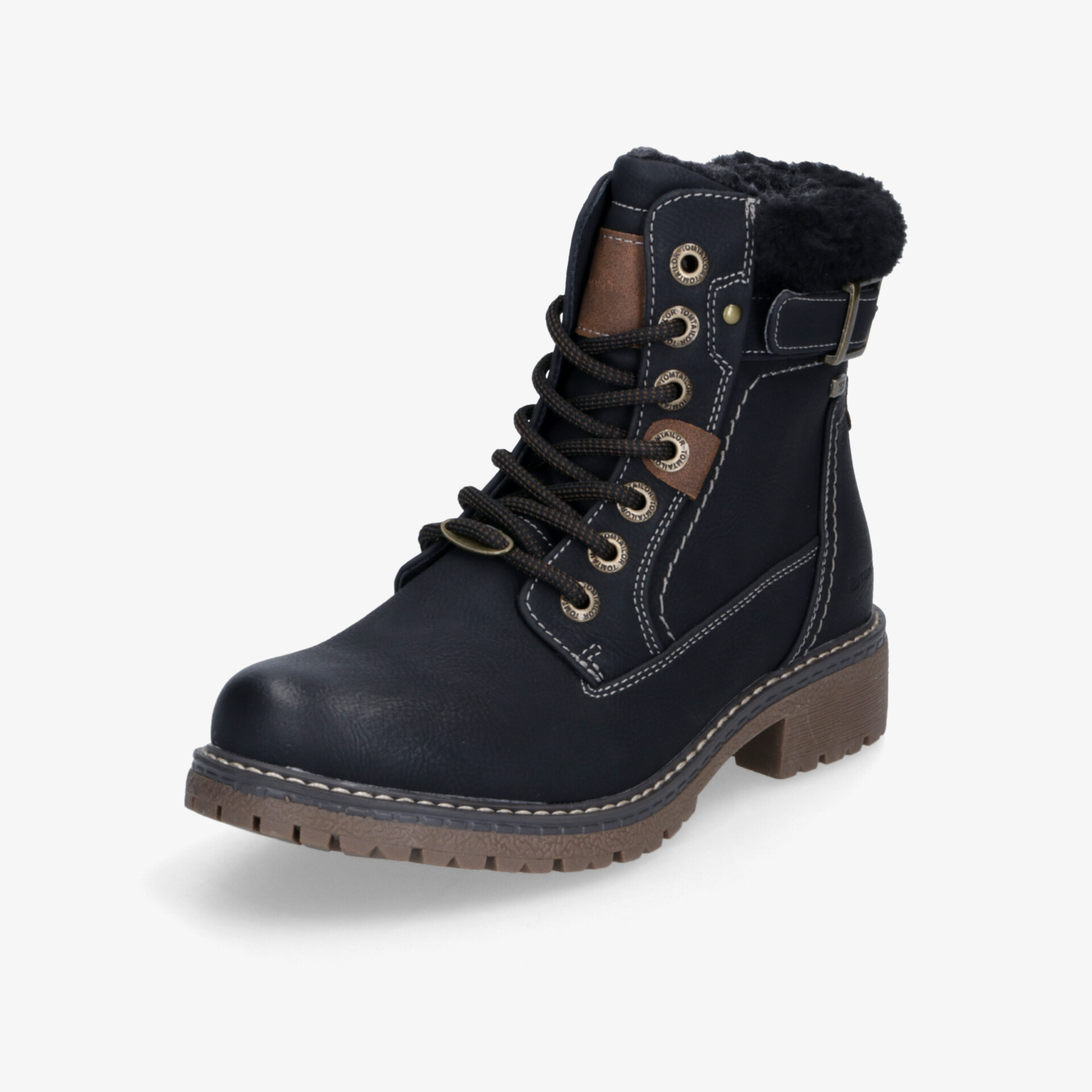 TOM TAILOR Damen Winter Boots schwarz