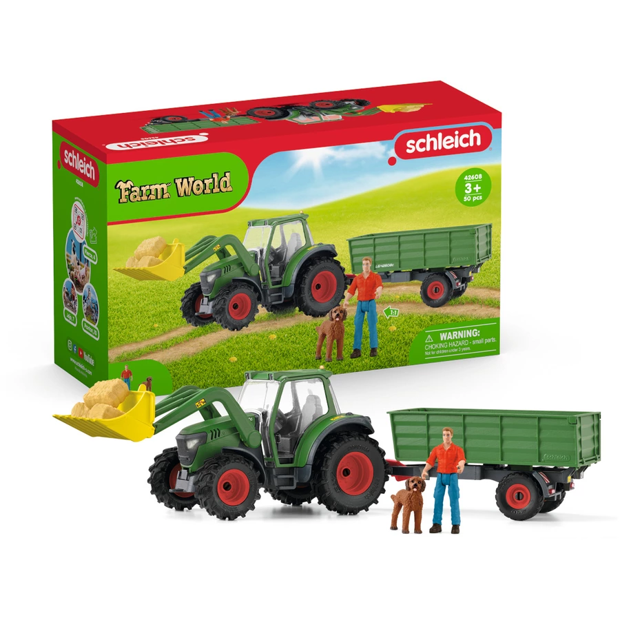 schleich® Traktor mit Anhänger 42608