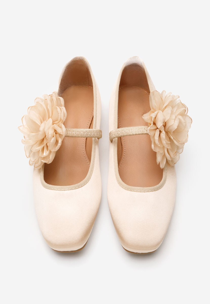 Ballerines femme dorées Wanita