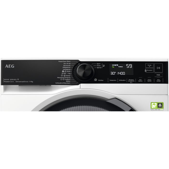 AEG Waschmaschine 8000 POWERCARE LR8E75697 // 70€ Cashback