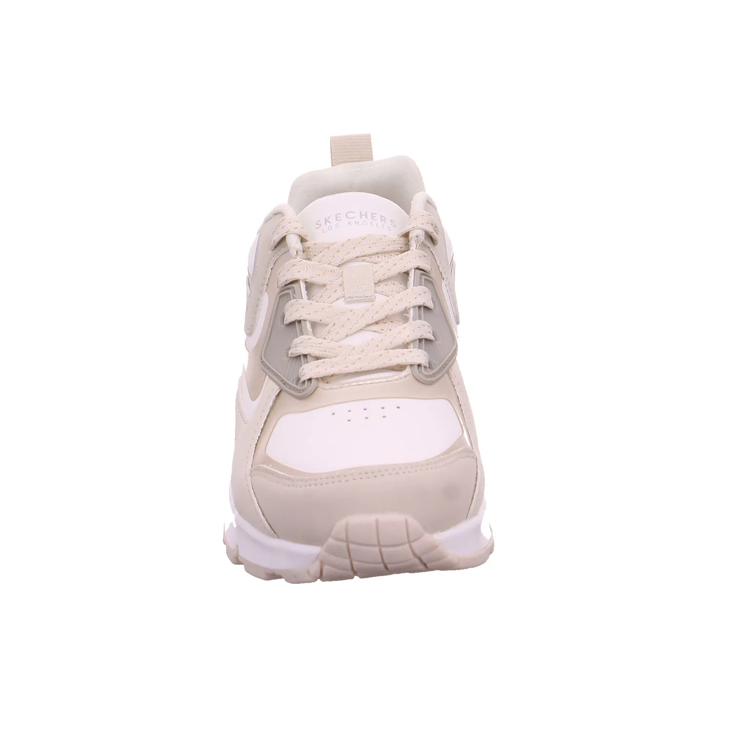 SKECHERS Mädchen-Halbschuh Binder Offwhite Lederimitat  Sneaker