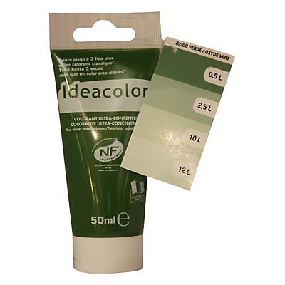 Colorant universel toutes peintures Ideacolor oxyde vert 50ml