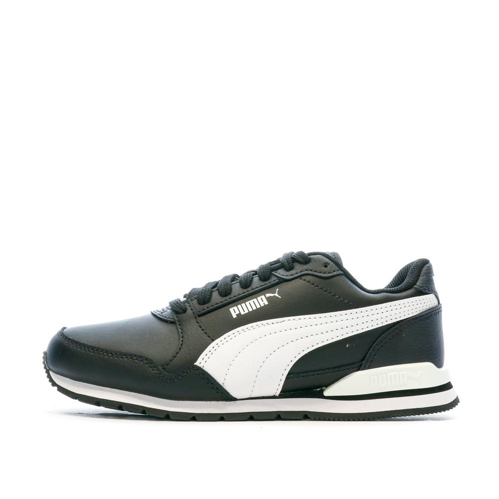 Puma Baskets Noires/Blanches Garçon Puma St Runner V3