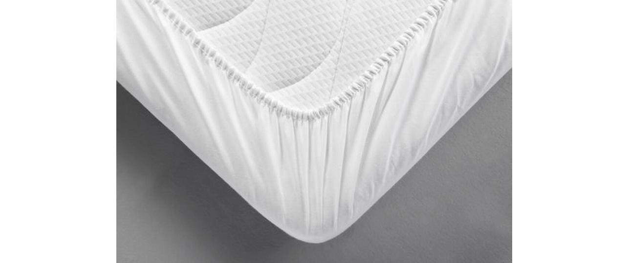 Fixmolton Aqua Premium 90-100 x 200 cm, WeissSpannbetttuch