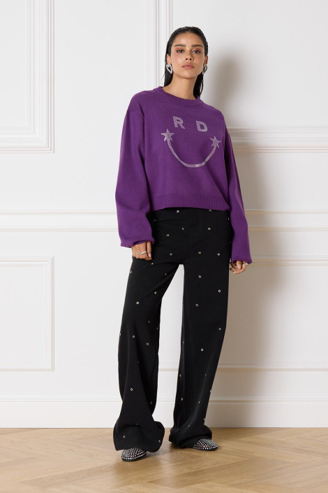 Refined Department paarse dames trui
