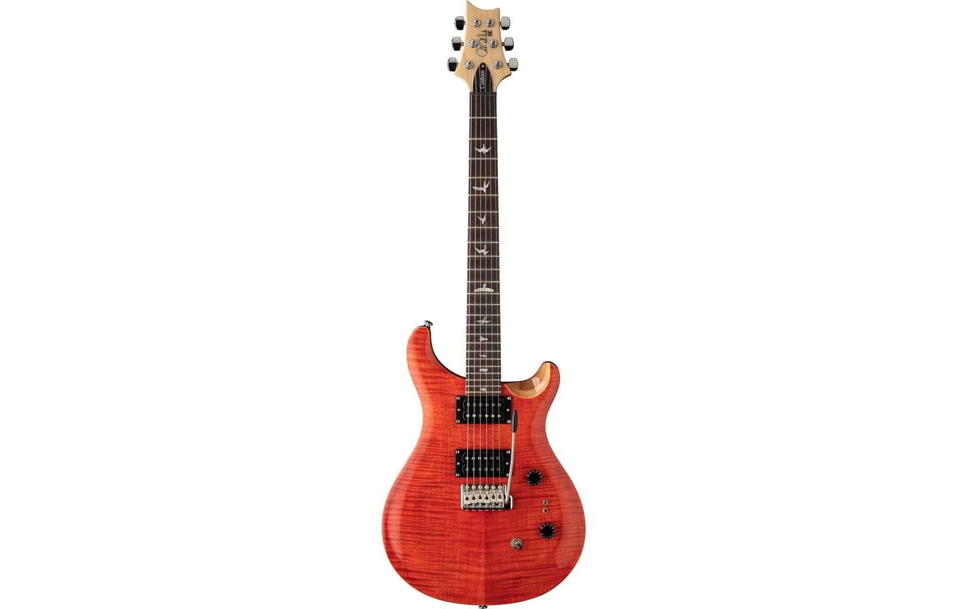 E-Gitarre SE Custom 24-08 Blood Orange<br>E-Gitarre mit Humbucker-Pickups mit «Split Coil»-Funktionalität für insgesamt 8 Pickup-Konfigurationen