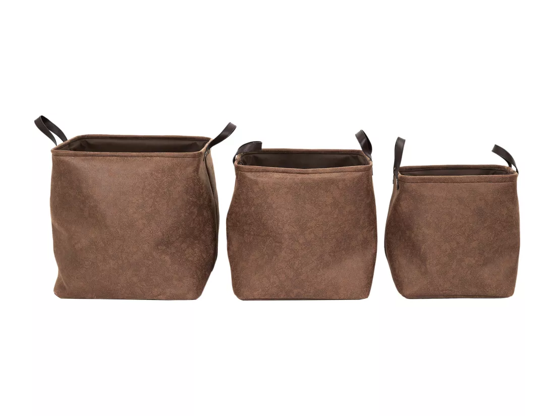 Lot de 3 Paniers de Rangement 