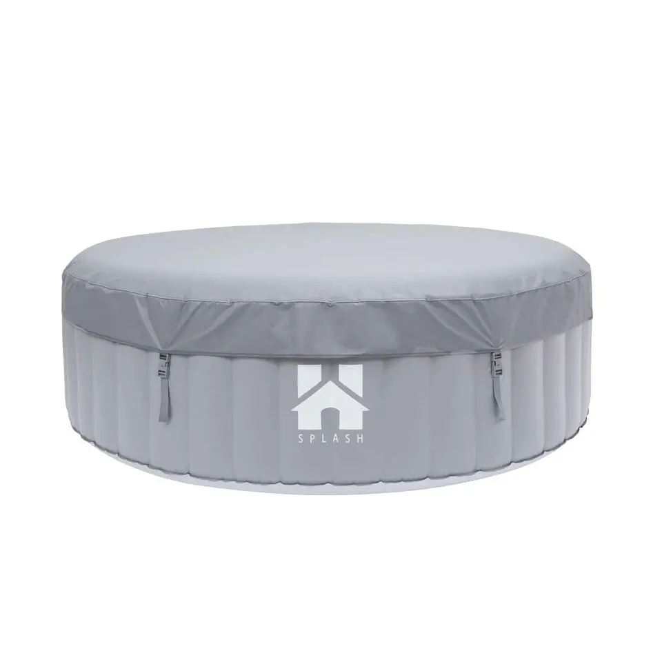 HOME DELUXE Opblaasbare whirlpool SPLASH Grijs