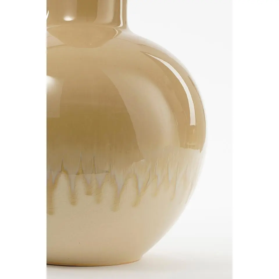Mica Decorations Holm Vaas - H42 x Ø27,5 cm - Keramiek - Crème