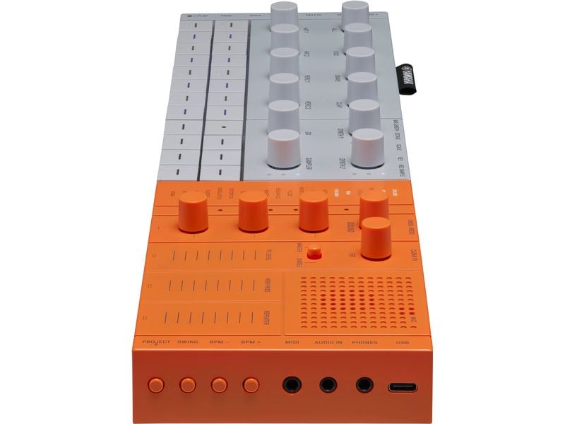 Yamaha Production Center SEQTRAK Orange Drum-Machine, Synthesizer, Sampler, Sequenzer, MIDI- und USB-Audio-Interface