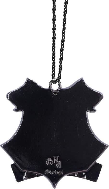 Harry Potter Julepynt - Hogwarts Crest - Sølv - Nemesis Now - 6 CM