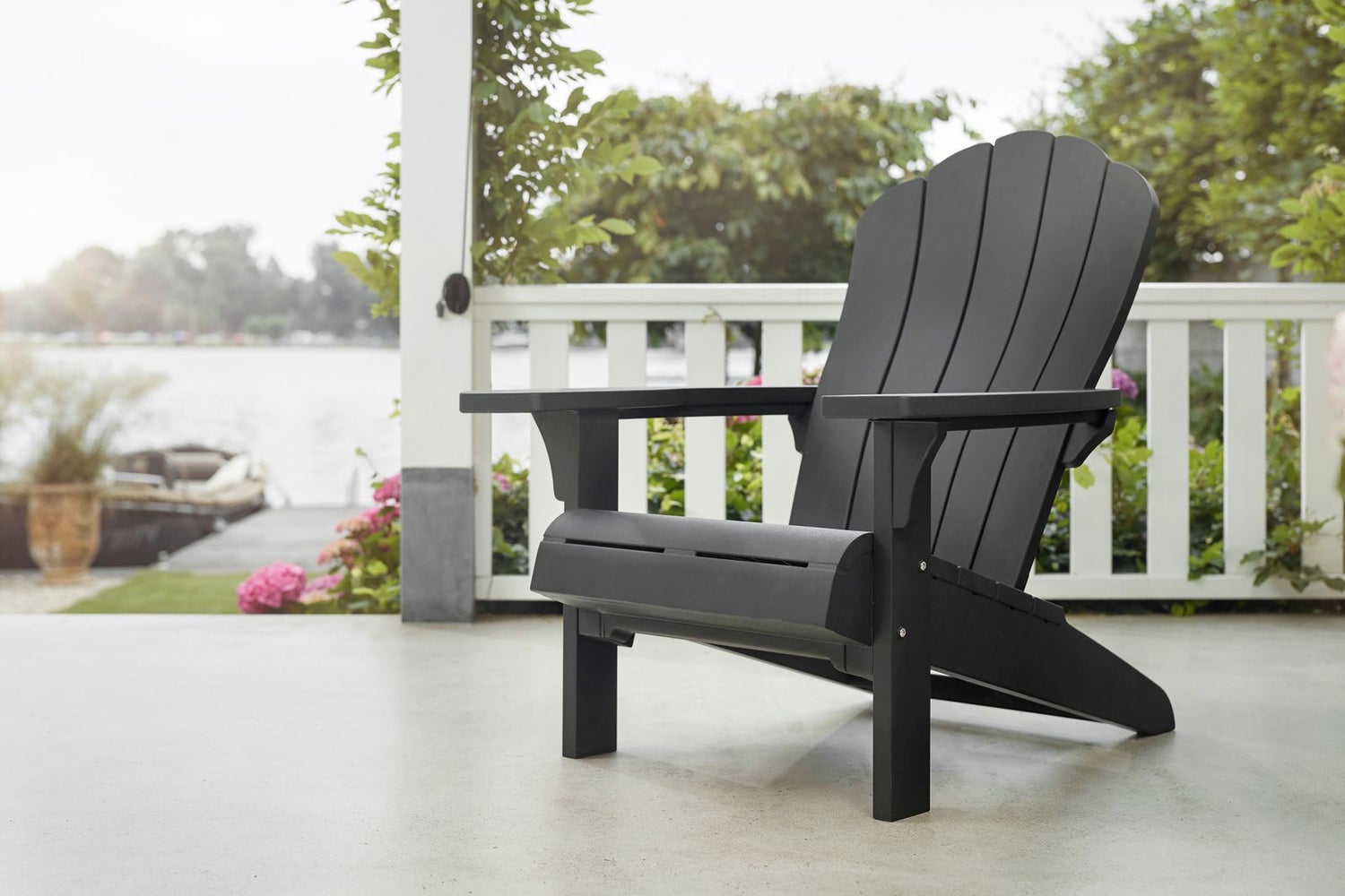 Keter Adirondack Troy weerbestendige tuinstoel in antraciet