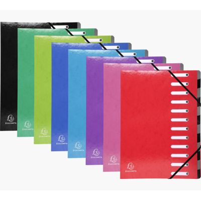Exacompta Iderama - Trieur extensible 12 positions - disponible dans différentes couleurs