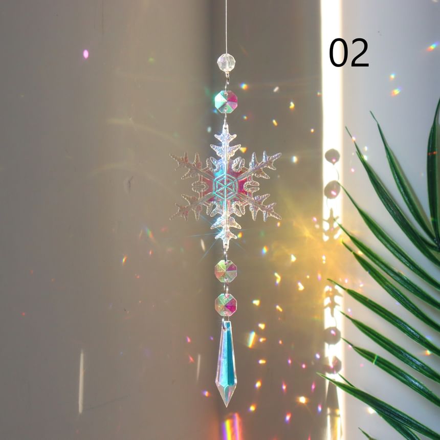 Coolkiss - Sneeuwvlok Acryl Hangende Decoratie (Diverse Ontwerpen)