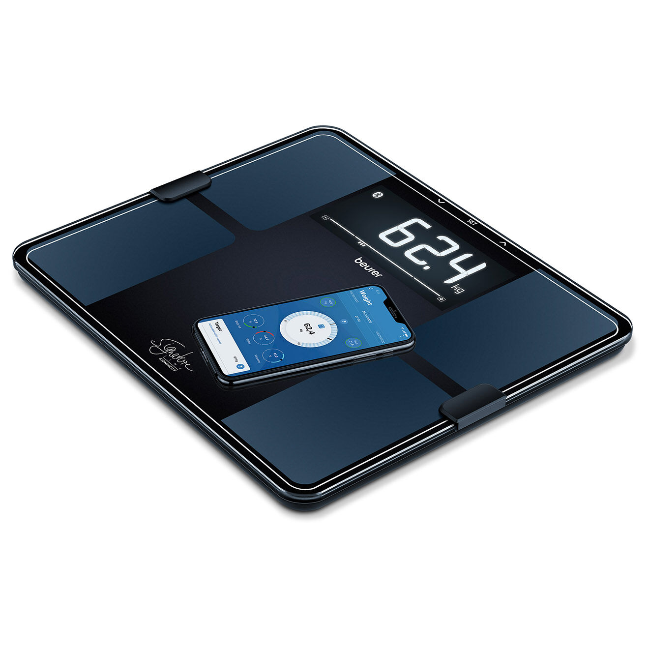 Beurer Impédancemètre connecté Bluetooth noir