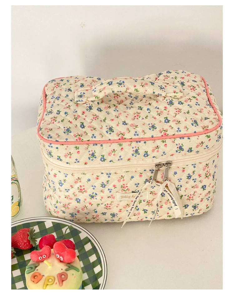 TangTangBags - Gewatteerde make-uptas met patroonprint