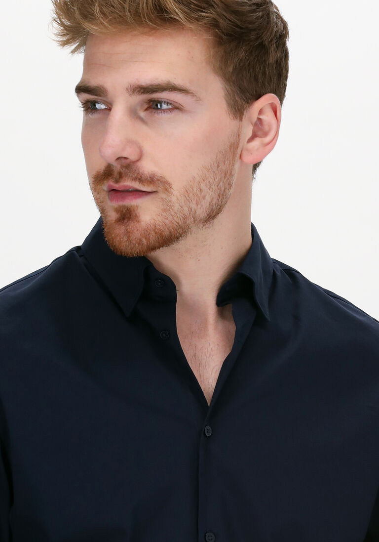 SELECTED HOMME donkerblauwe selected homme klassiek overhemd slimmichigan shirt ls b