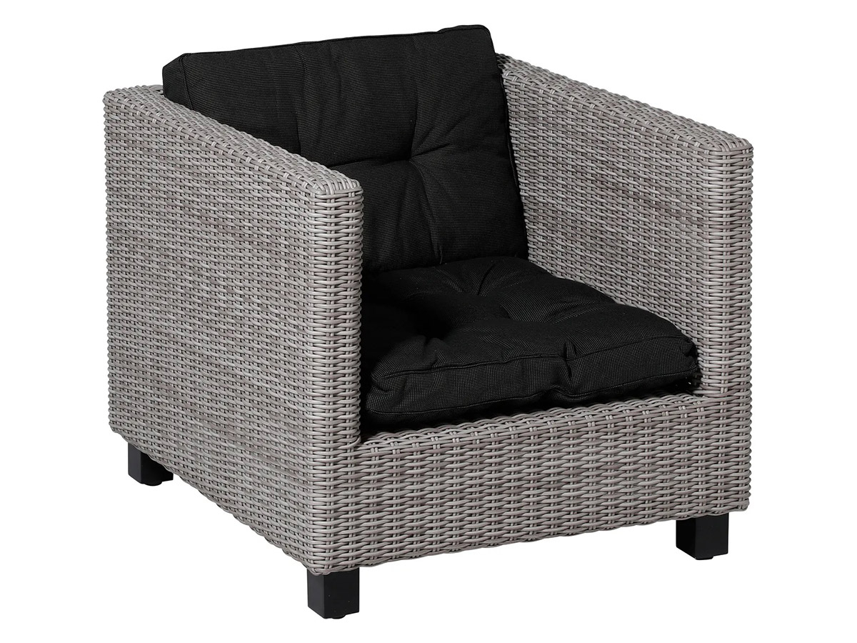 Madison Rib black 60 x 60 Florance loungekussen