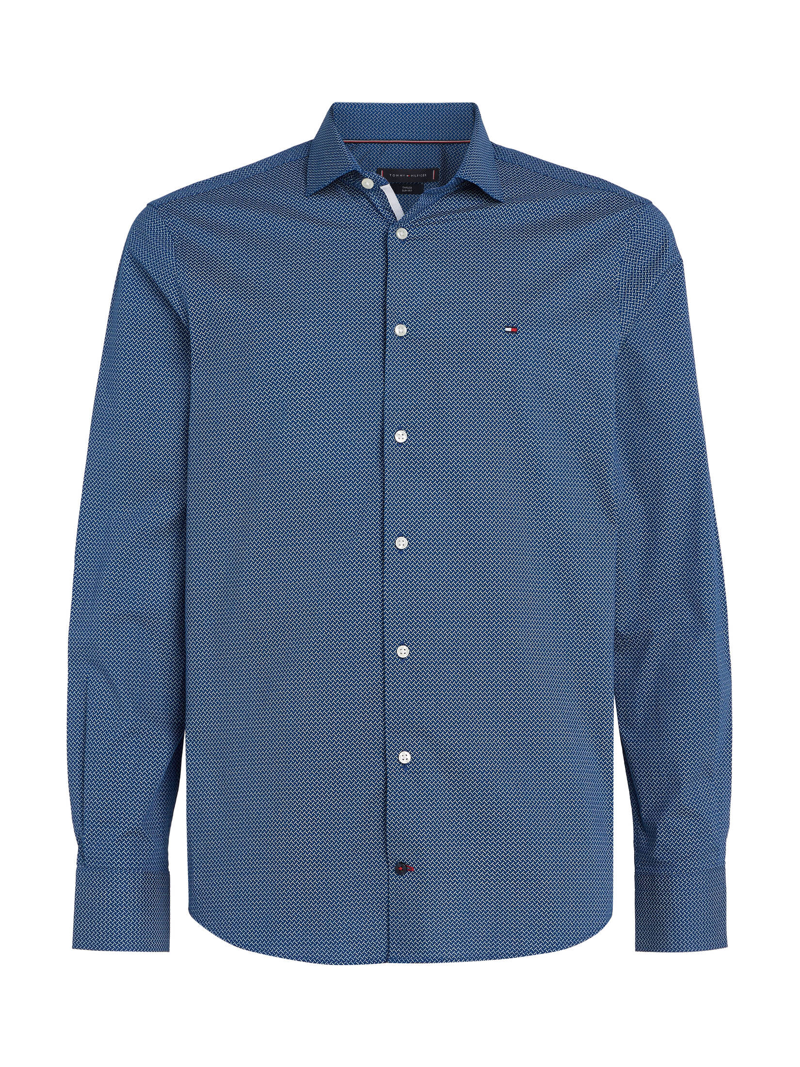Tommy Hilfiger| Herren Hemd Langarm TH FLEX Slim Fit